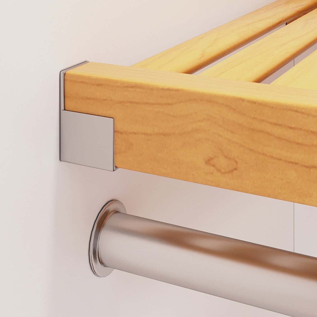 Solid Wood Closet Organizer with 3 Drawers and Doors Modern - John Louis Home - Closet Organizers