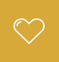 gold heart graphic