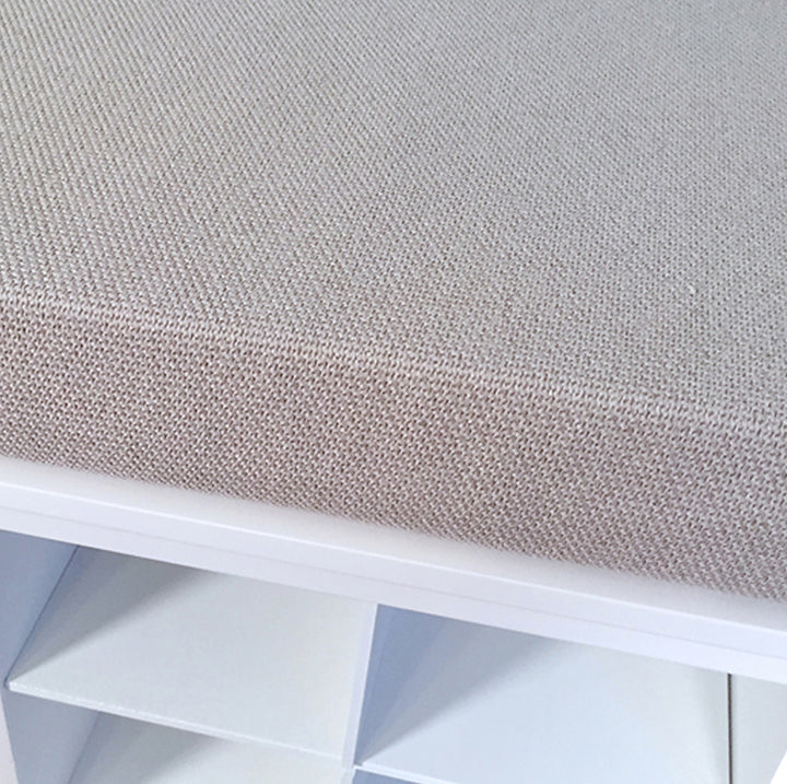 closeup image of the John Louis Home hall tree washable memory foam seat cushion