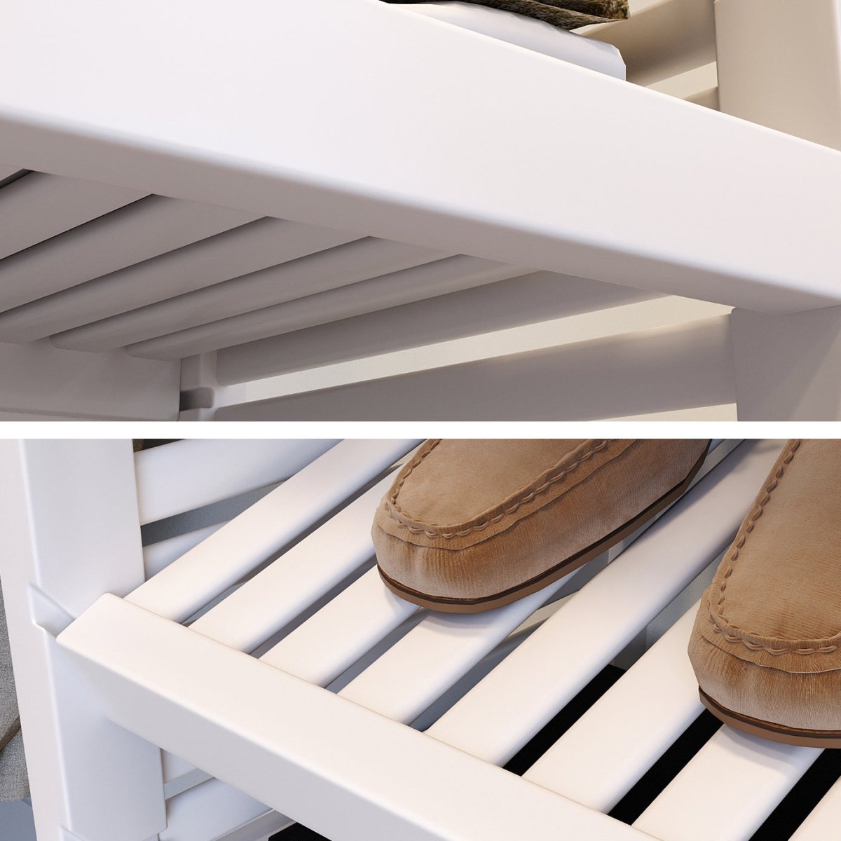 Solid Wood Closet Organizer with 4 Drawers and Doors Shaker - John Louis Home - Closet Organizers